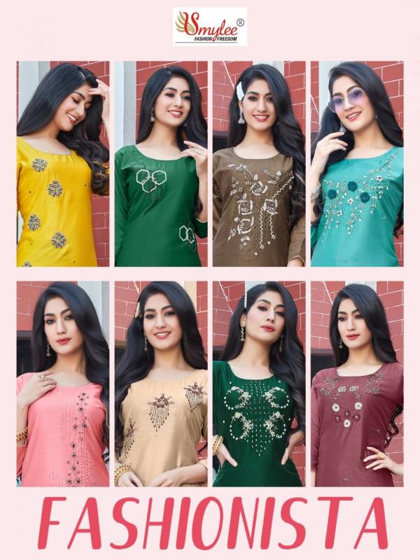 Smylee Fashionista Designer Silk Kurti With Bottom 